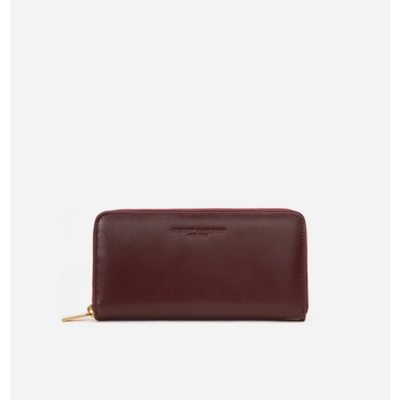 Brandon Blackwood Lynn Burgundy Leather Wallet - Picture 2 of 7